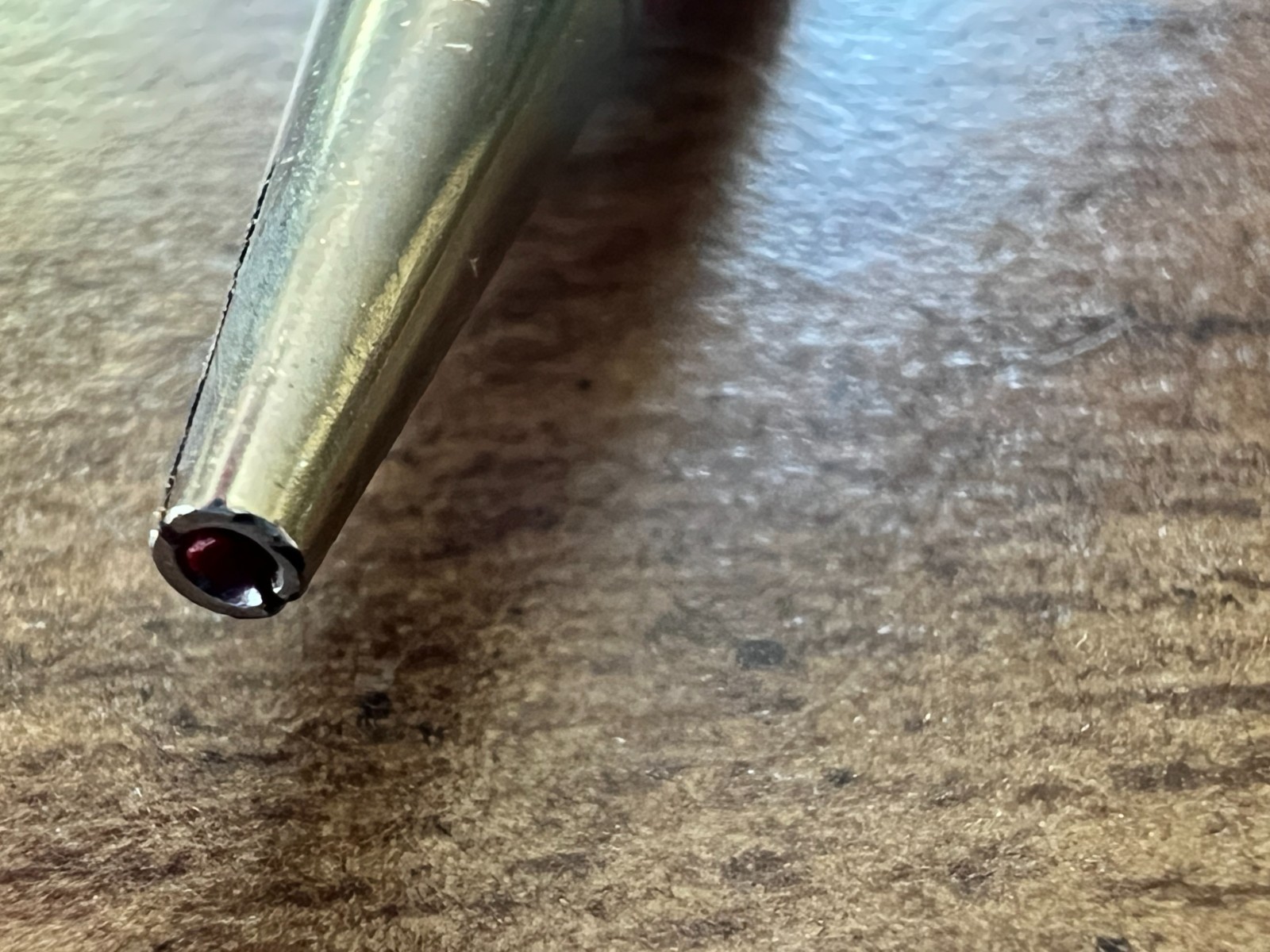 Autopoint Mechanical Pencil Black/Red w/ Vintage Faber & Staedtler Lead Tubes