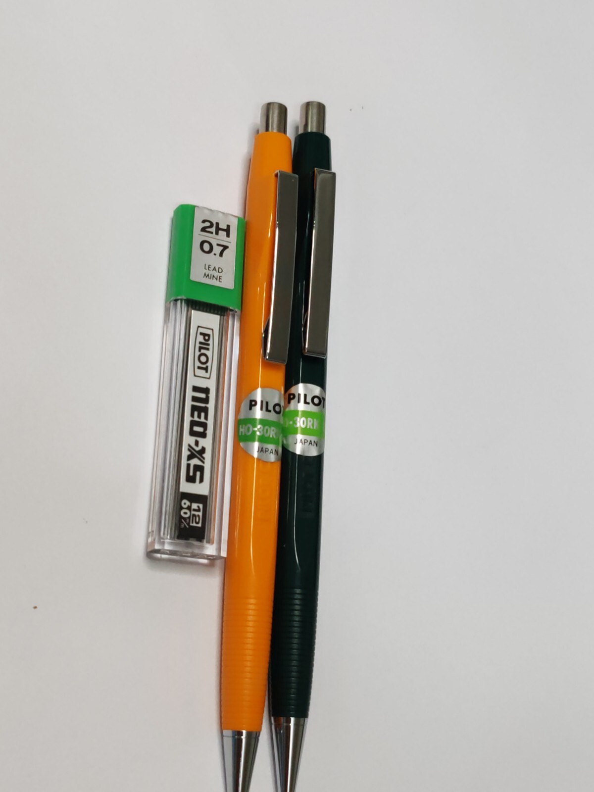 Pilot HO-30RK-07 Mechanical Pencil Vintage New Very Rare 2 Pcs, Japan . 1970s