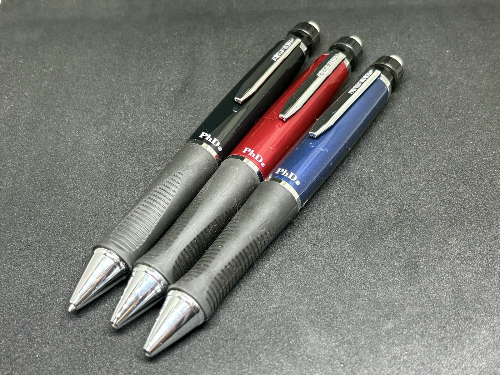 Vintage PaperMate Phd Red Black Blue Mechanical Pencil Made in Japan – LOT OF 3