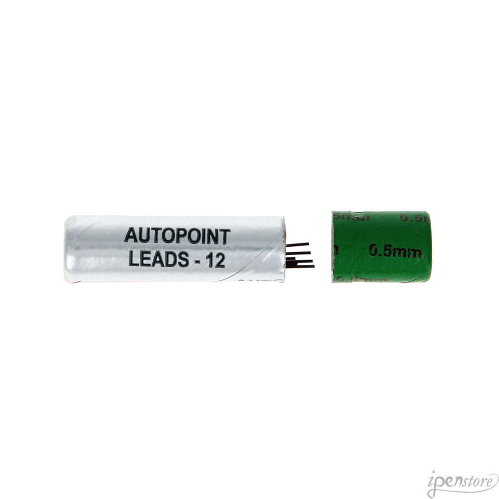 Tb/12 Autopoint 0.5 mm Lead 1-3/8″, 856-1, Green B (Soft)