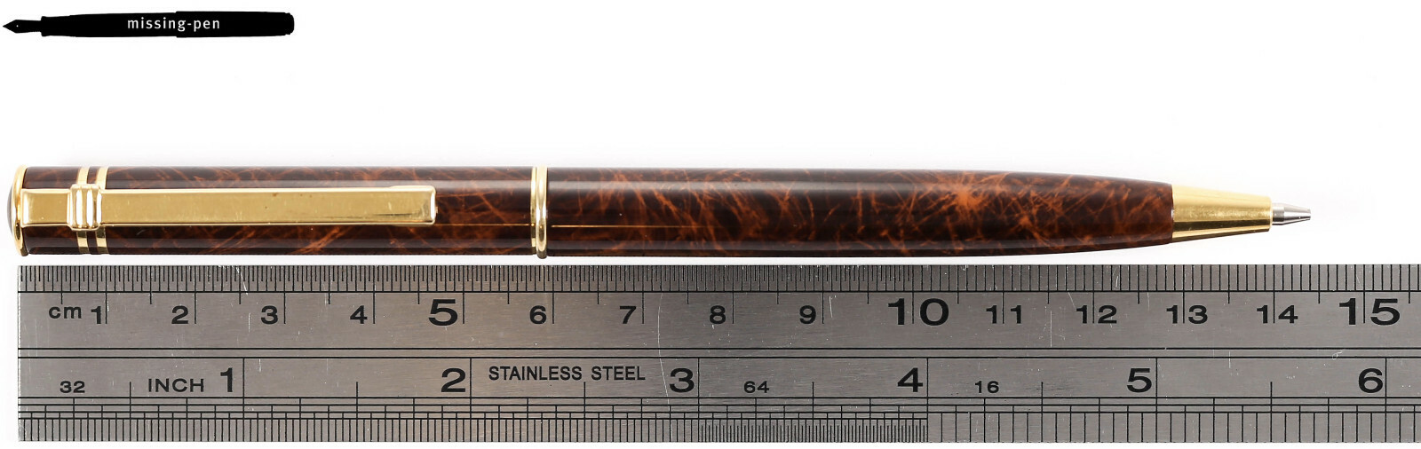 Older Diplomat Attache Twist Pencil (0.5 mm) in Brown Marble / W.-Germany