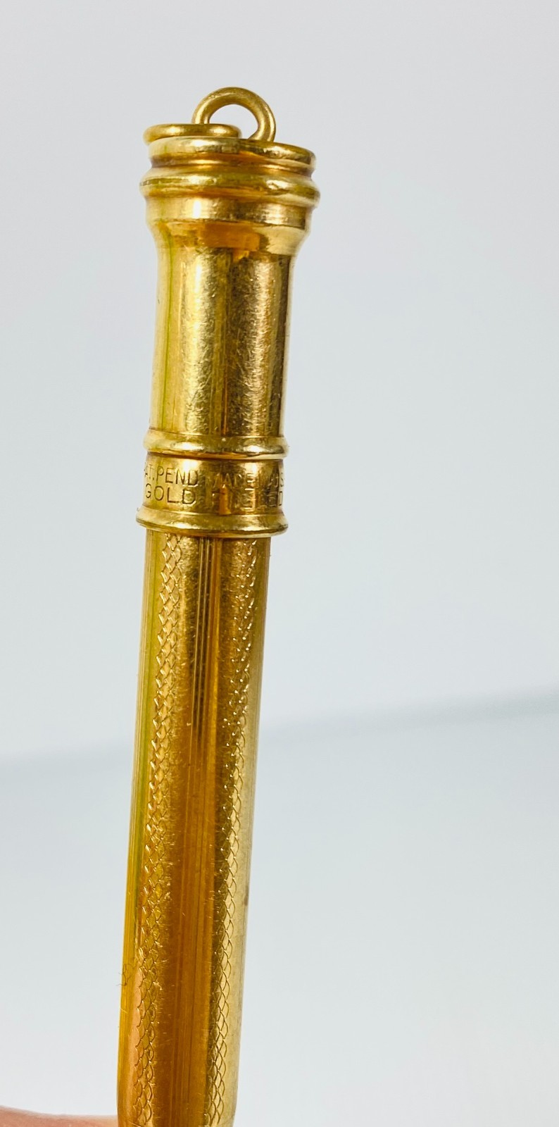 Parker Lucky Lock Gold Filled Ring top mechanical Pencil Made in USA Vintage