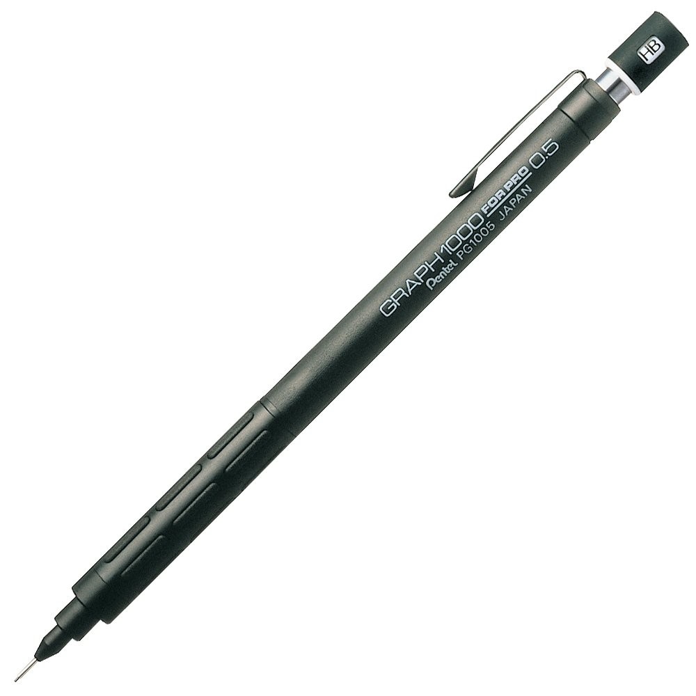 Pentel Drafting Pencil Graph for Pro, 0.5mm 1 Count (Pack of 1), Black