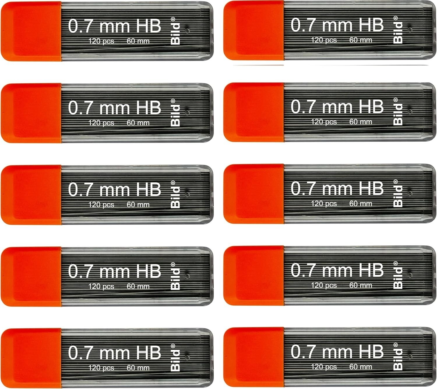 0.7 mm Mechanical Pencil Lead Refills HB Mega, 0.7 mm