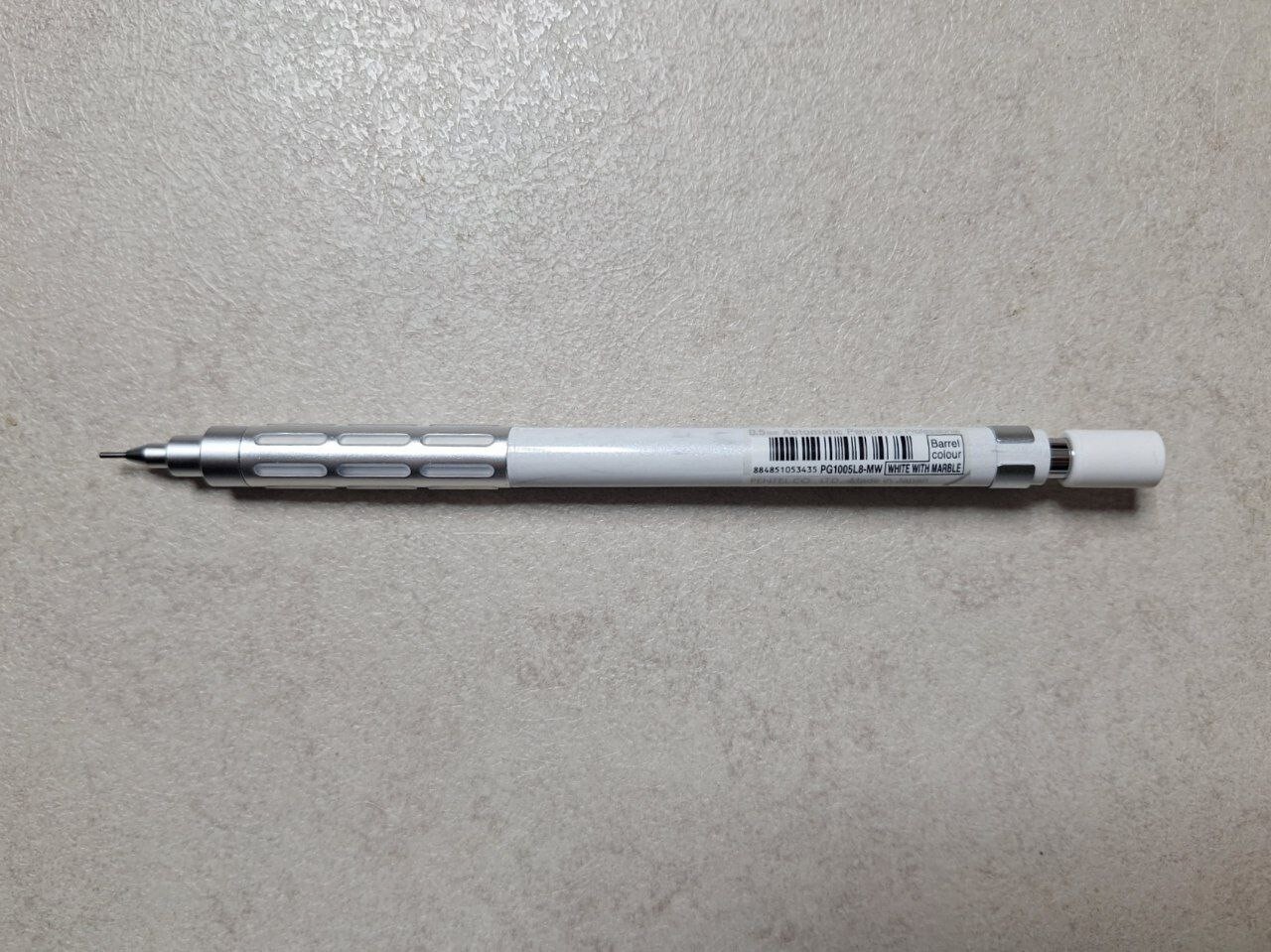 Pentel Discontinued Mechanical Pencil 0.5mm – Graph 1000 Limited 8 White Marble