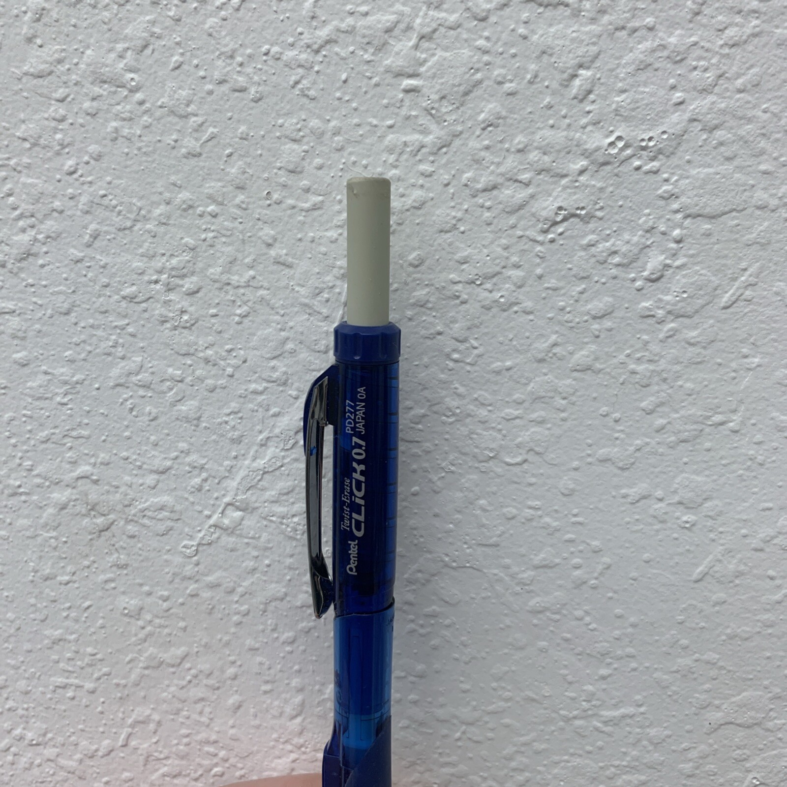 Vintage Pentel Twist-Erase PD277 Mechanical Pencil 0.7 mm Blue Drafting Drawing