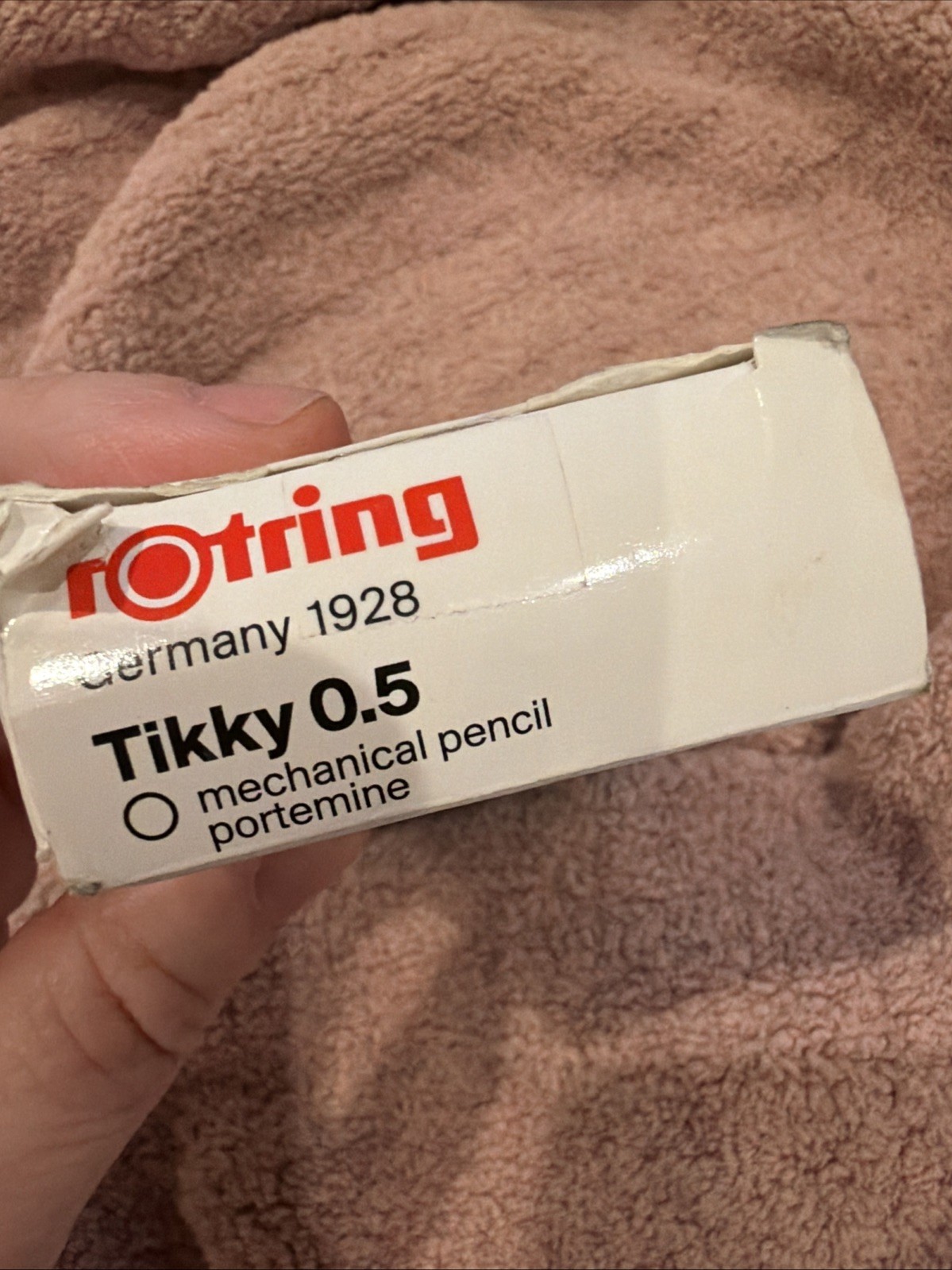 rOtring Tikky Mechanical Pencil 0.5 mm Burgundy Box Of 12 Brand New Germany