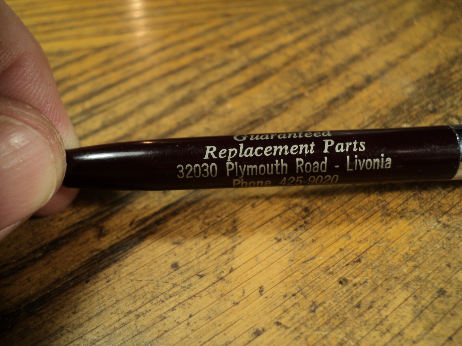 Vintage Mechanical Pencil Advertising Omar’s Auto Parts Livonia Sample M290