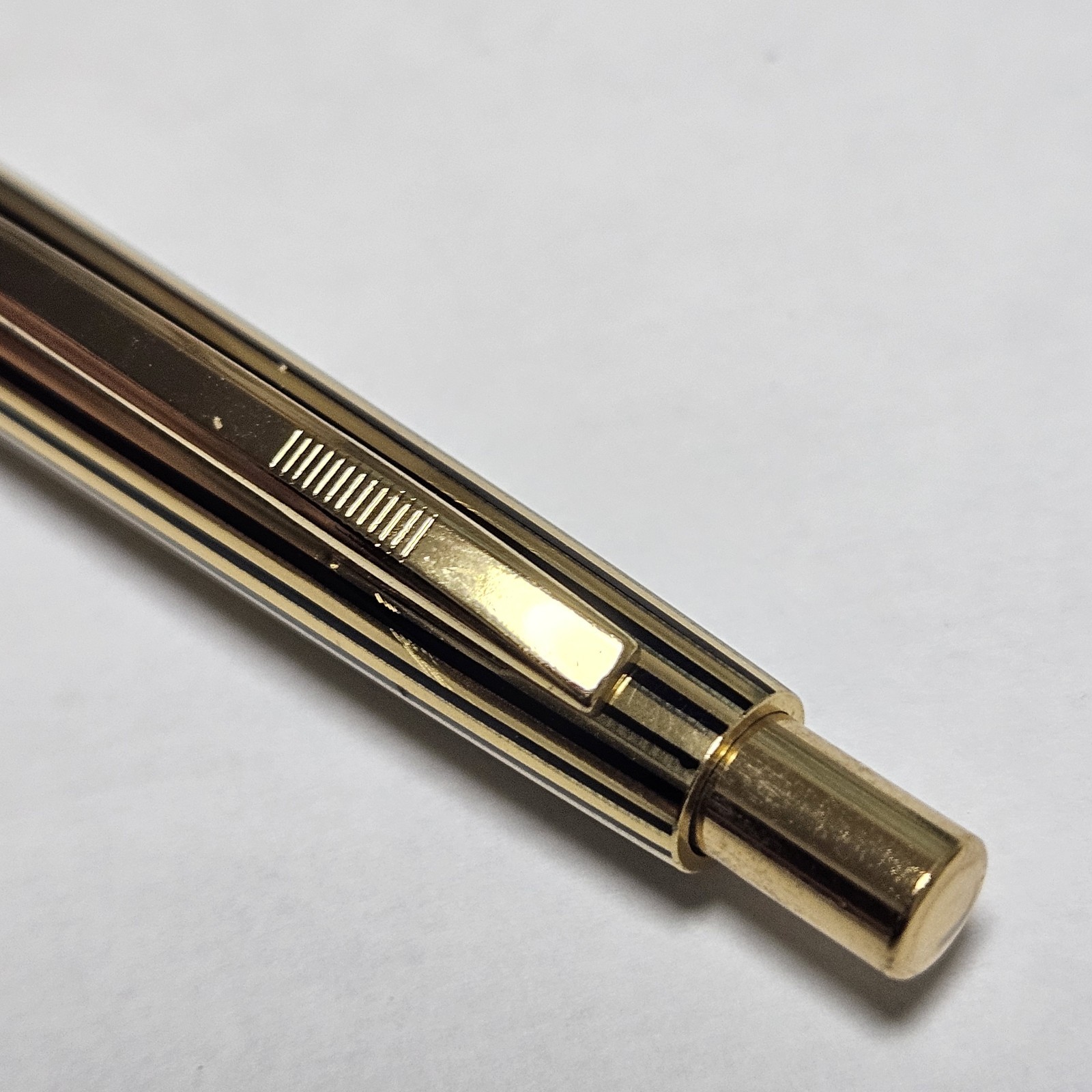 NOS Vintage OHTO Gold Striped Mechanical Pencil 0.5mm Discontinued Japan Rare