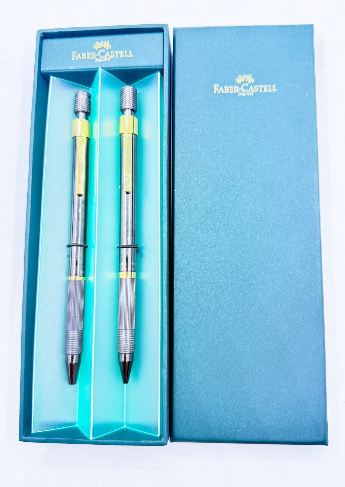 Faber Castell Executive Gold Trim alpha matic Mechanical Pencil & Ballpoint Pen