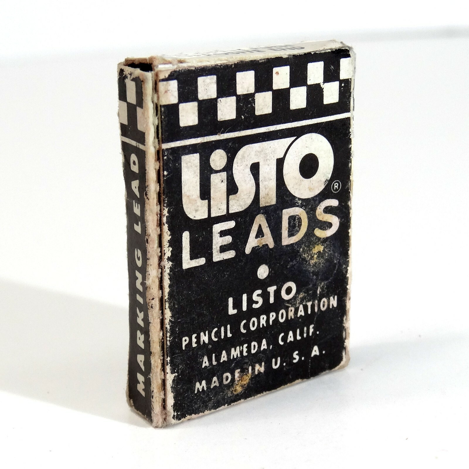 VINTAGE LISTO LEADS BLACK No. 162 BOX UNUSED 6 PACK 1C1