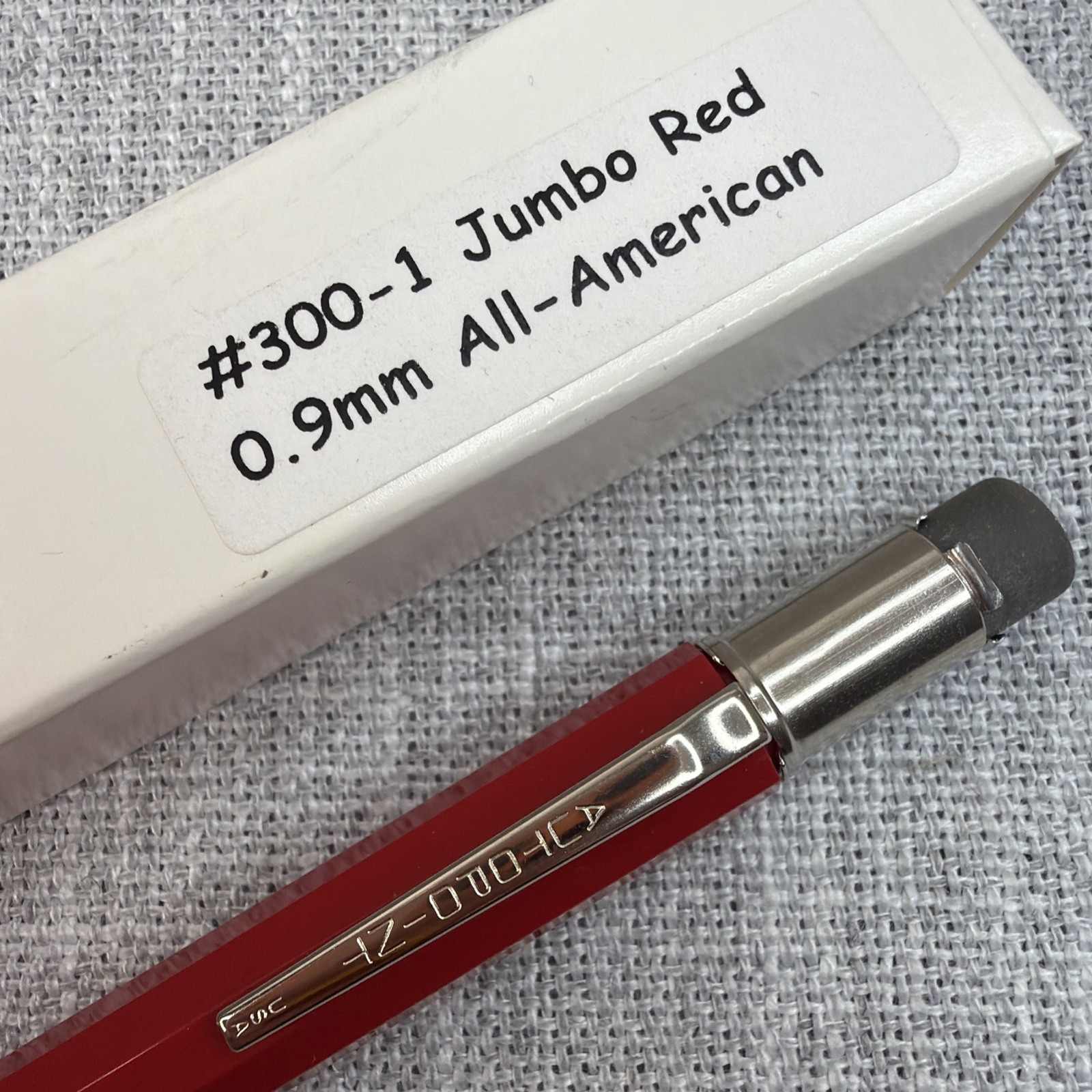 Auto Point Mechanical Pencil Jumbo Red All American .9 mm IN BOX