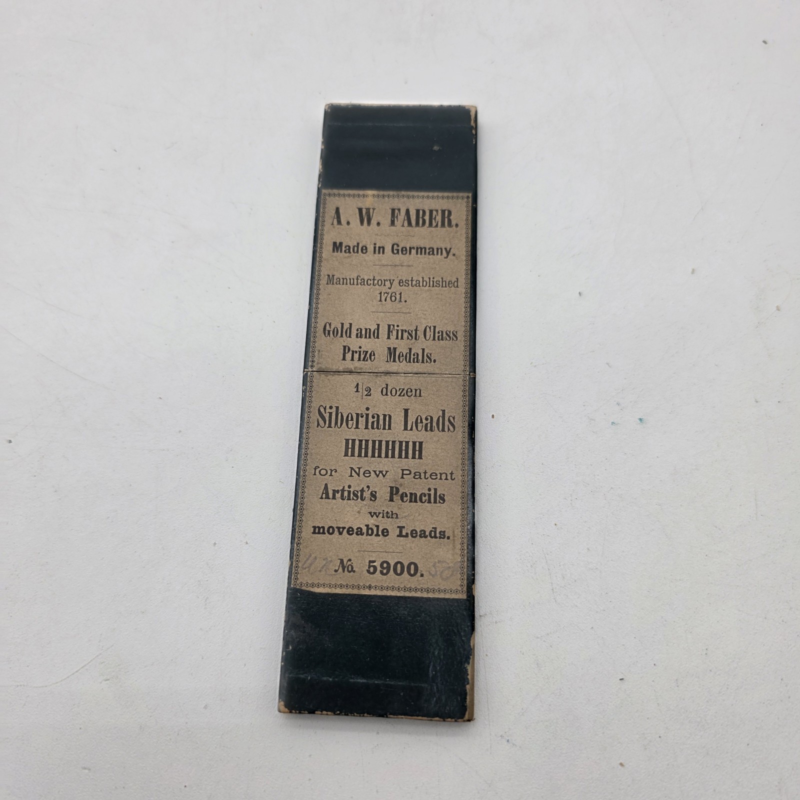 A.W. Faber Germany No. 5900 Artist Pencil Lead. Hhhhhh