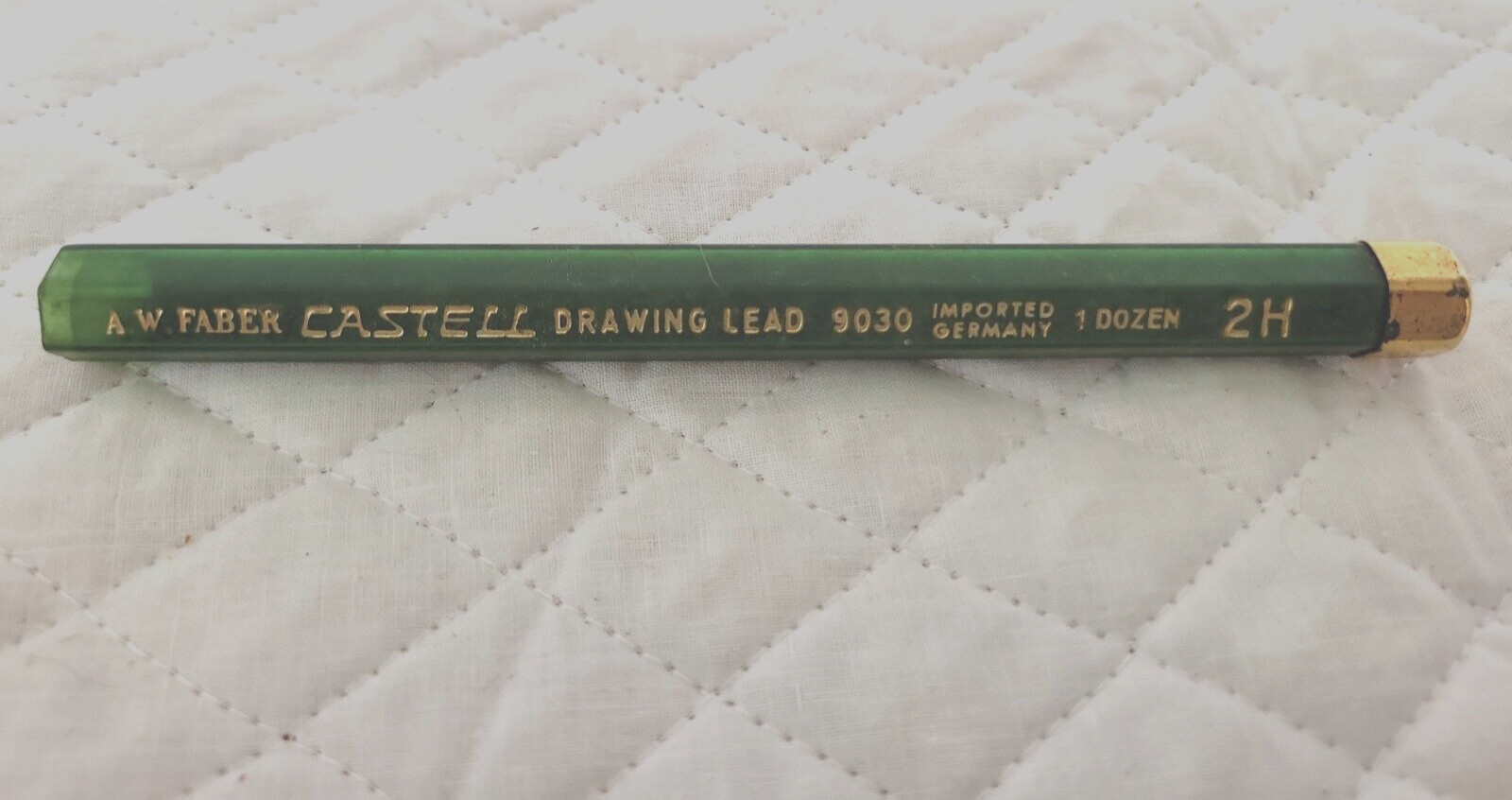 AW Faber Castell Lot of 7 Drawing Leads #9030 2H Imported from Germany Vintage