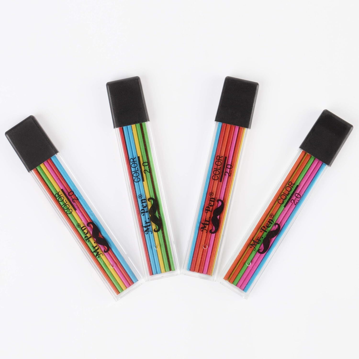 – Recambios De Mina De 2 Mm, Paquete De 48, Lapices De Mina De Colores De 2,0…