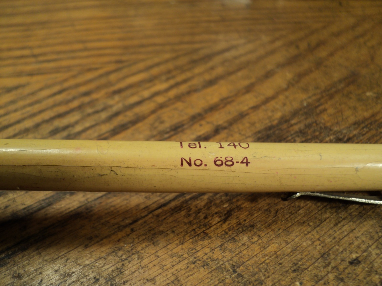 Vintage Fat Mechanical Pencil Willows Hotel Linton No Dak Sample No. 68-4