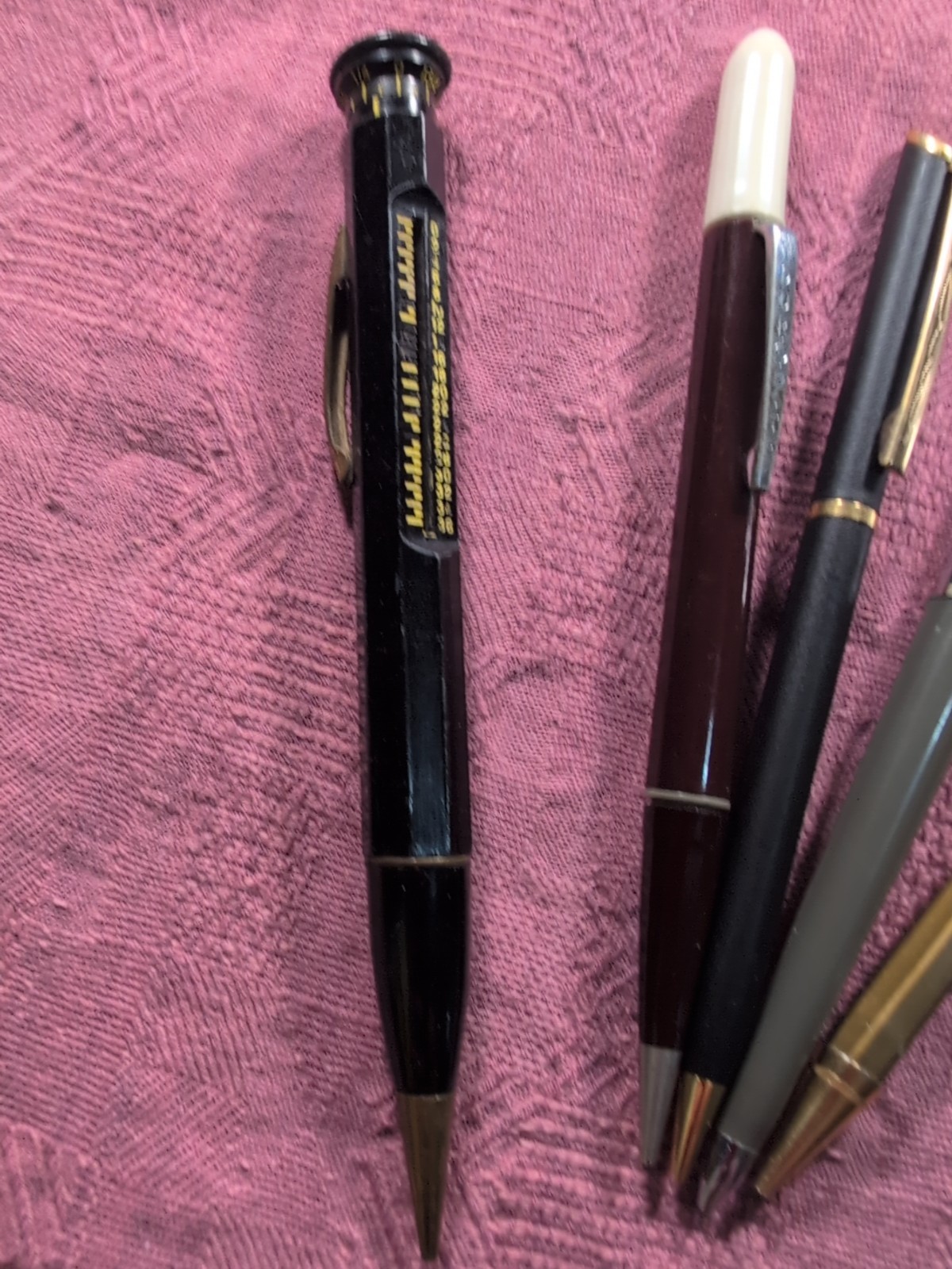 Vintage Mechanical Pencil Lot – Roller Rule – Durolite – Quill – Unbranded
