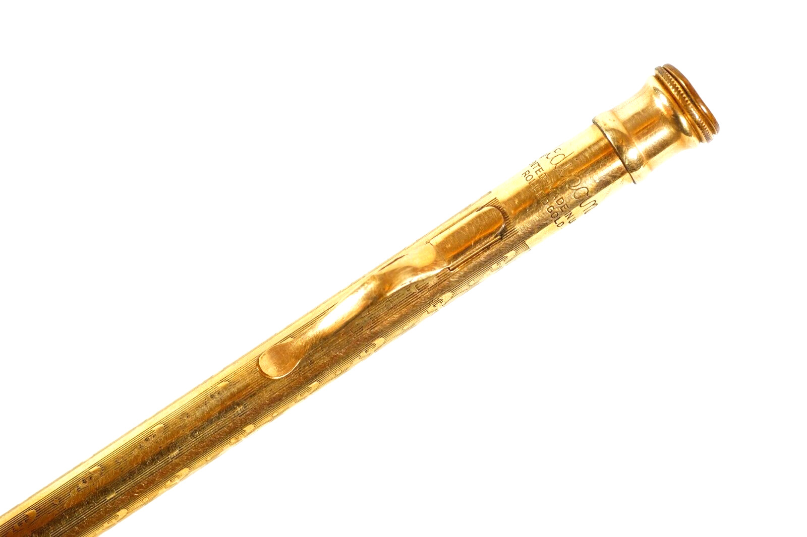 Redipoint Antique Advertising Mechanical Pencil Gold Filled Home Insurance Co NY