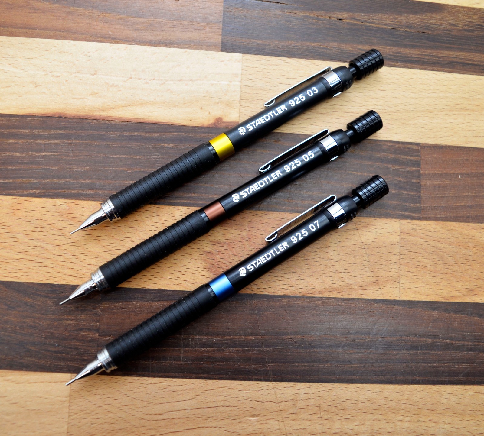 Lot x 3: Staedtler Mechanical Pencil Model 925 Combo 925 03 05 07 New / Unused