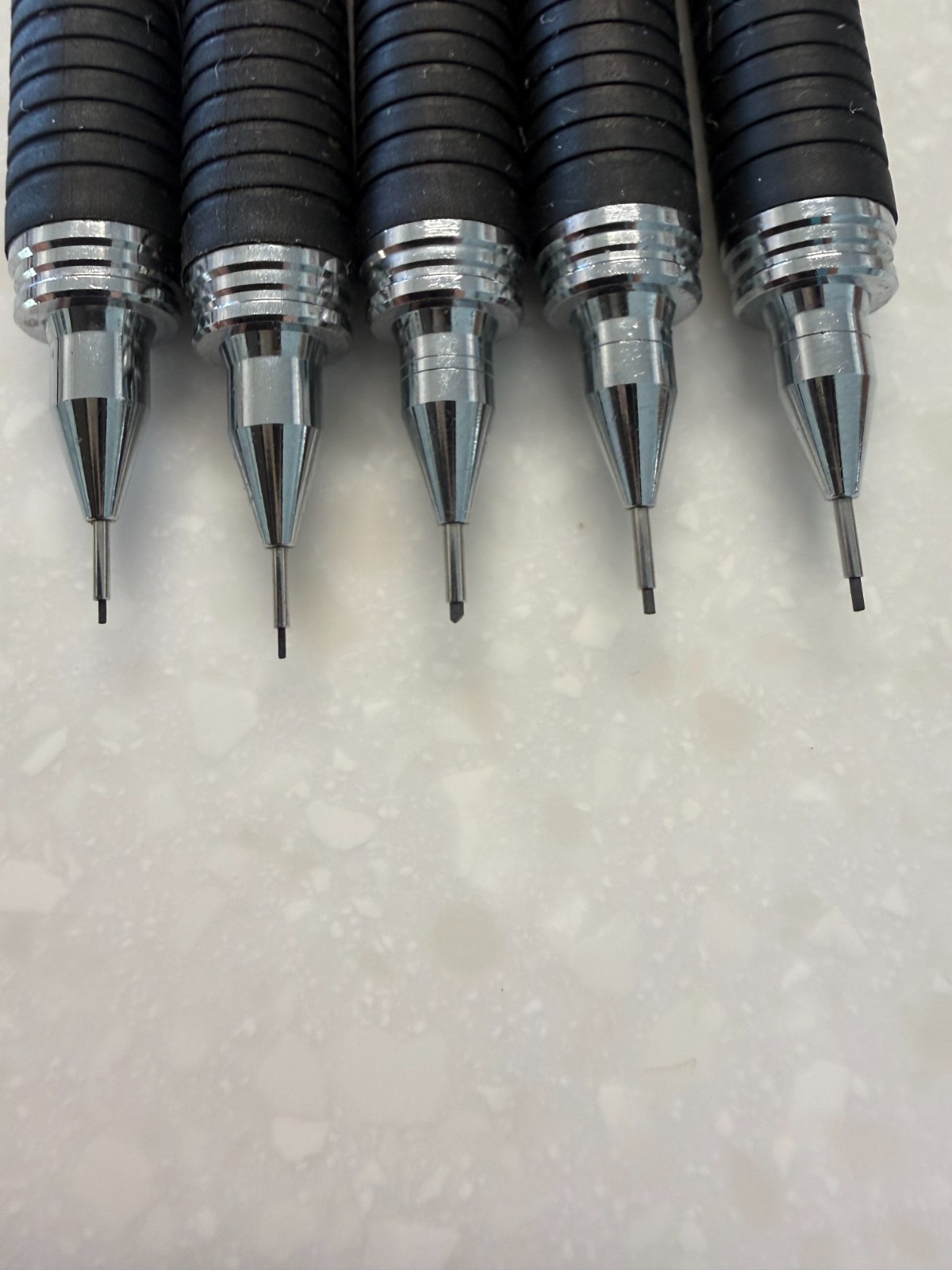 Lot of 5 Staedtler 925 Drafting Mechanical Pencils 0.3mm, 0.5mm, 0.7mm