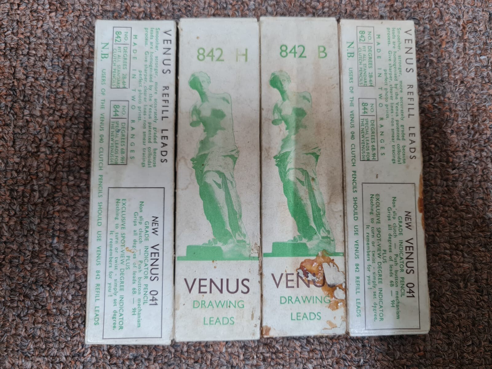 Vintage Venus Drawing leads boxes pack of 4 box