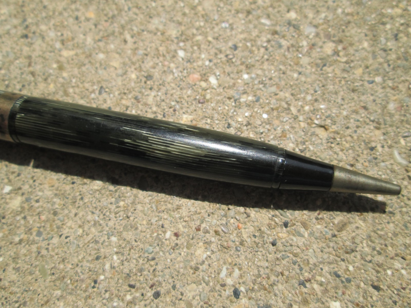 Small Fry Gold Medal Brand Black Celluloid Mechanical Pencil No Advertising
