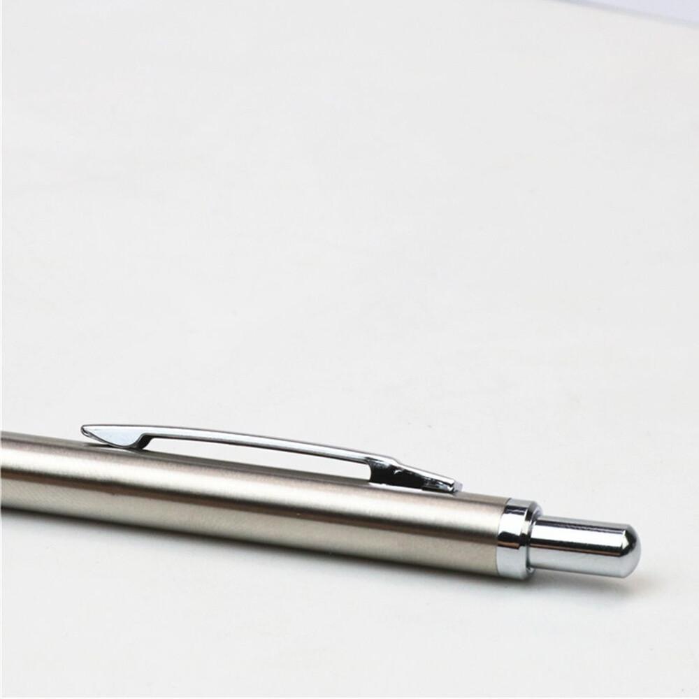 7pcs Mechanical Pencil Black Pencil Writing And Drawing Professional Pen Metal