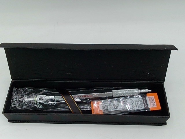 Silver Mechanical Pencil, Metal Drafting Pencil 0.7Mm 2B Lead