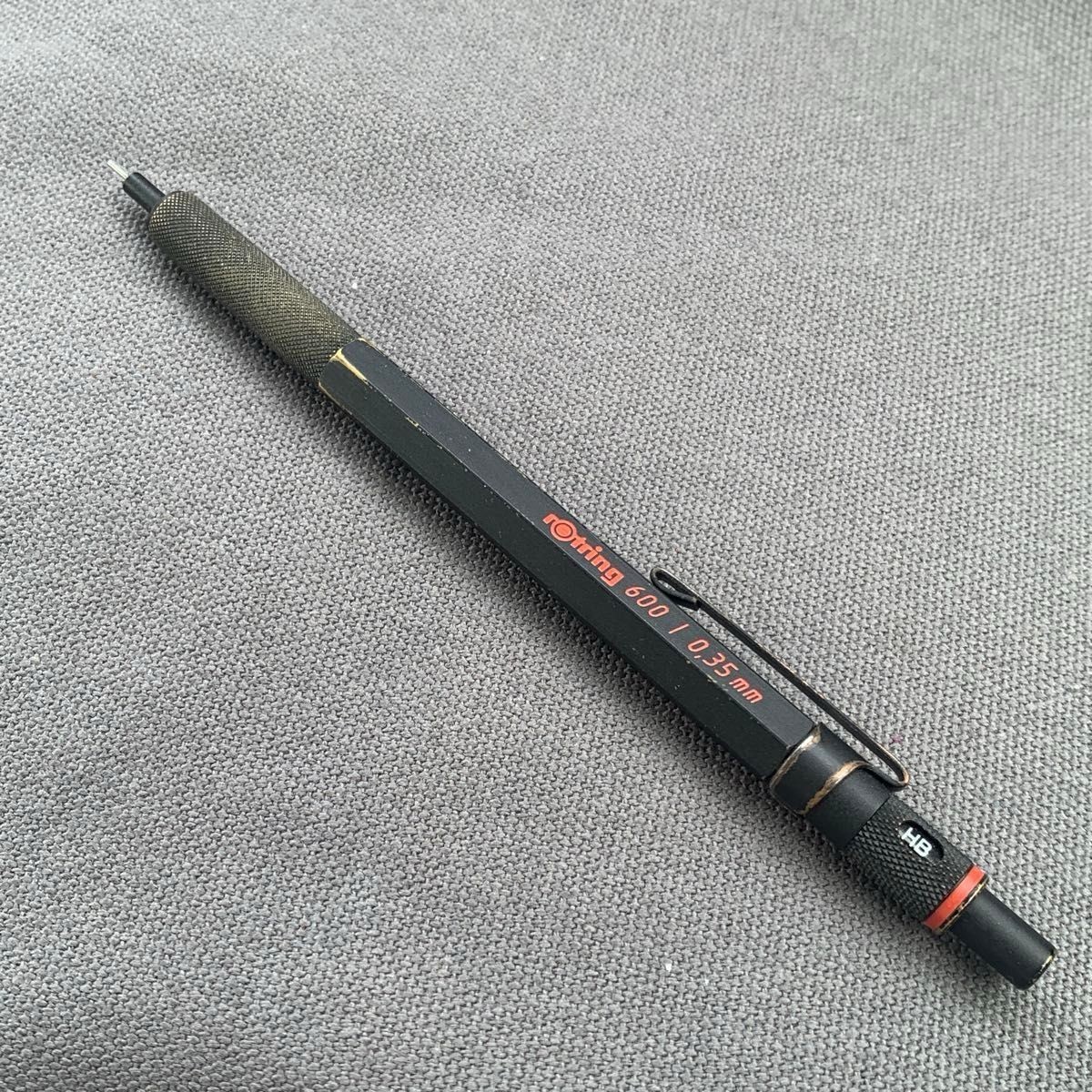 Rotring 600 0.35mm Black Mechanical Pencil Discontinued Rare Used From Japan