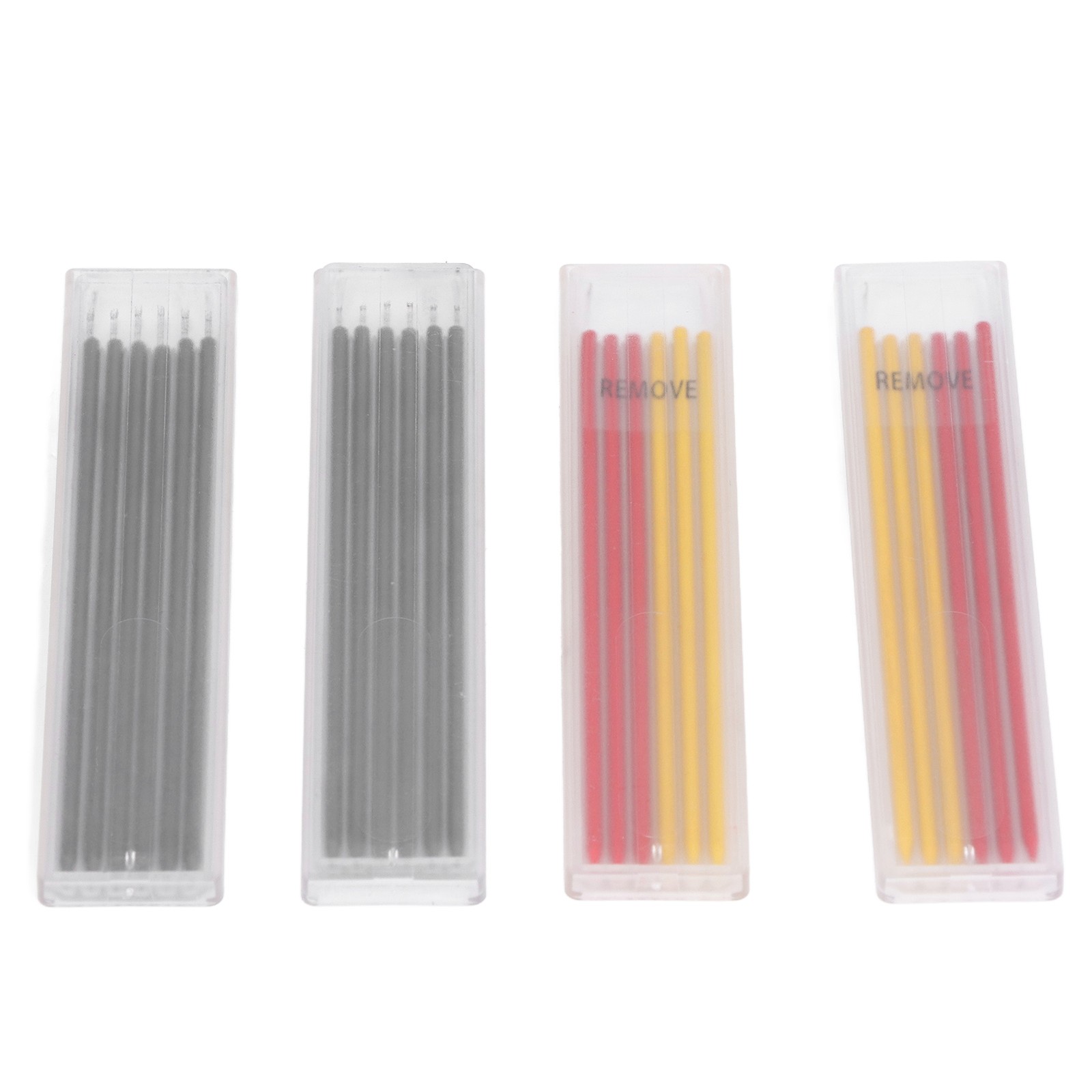 24Pcs Carpenter Pencil Refill Red Yellow Black Marking Scribing Tool Set For New