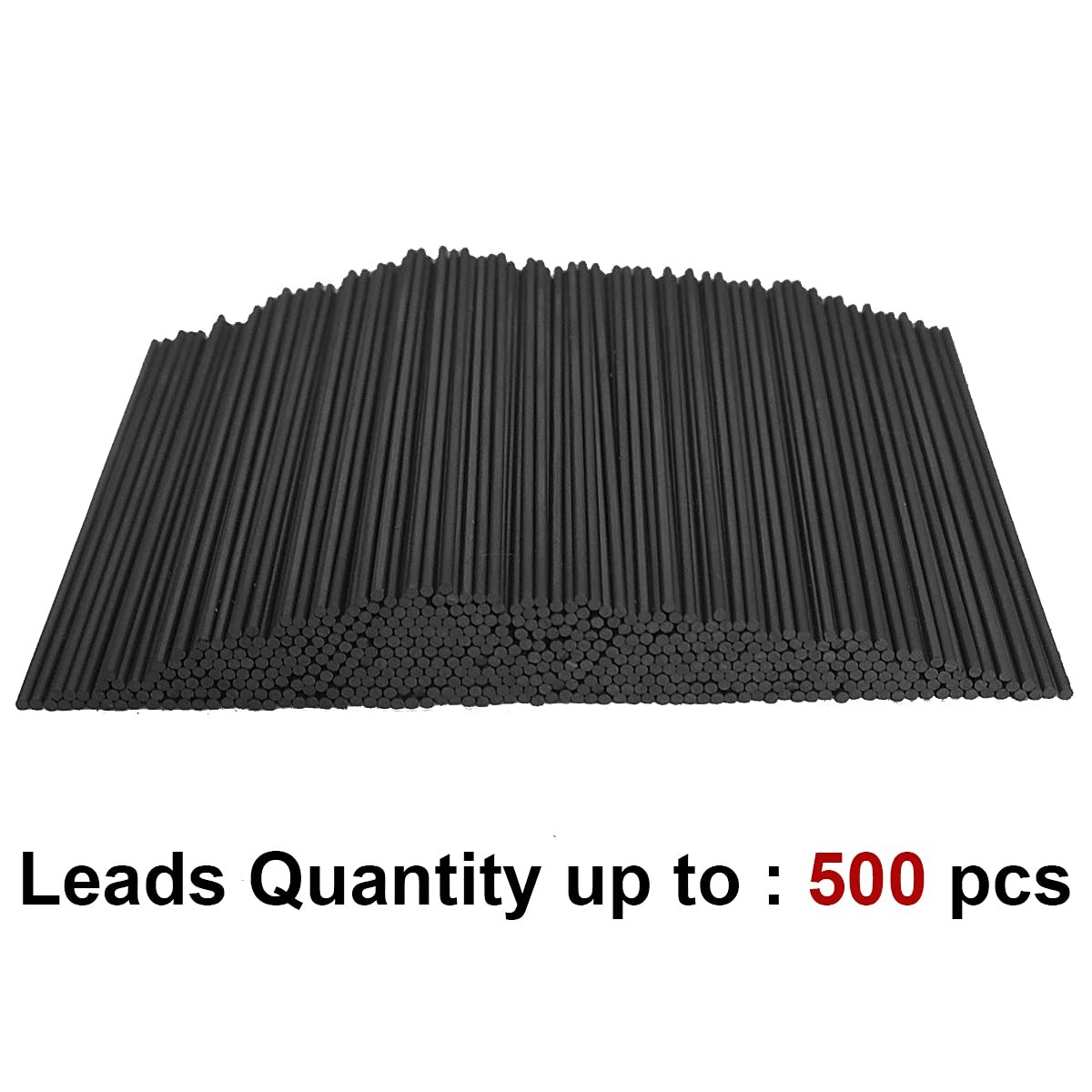 500 Pieces 1.1mm 2B Lead Refills Graphite Mechanical Pencil Break-Resistant