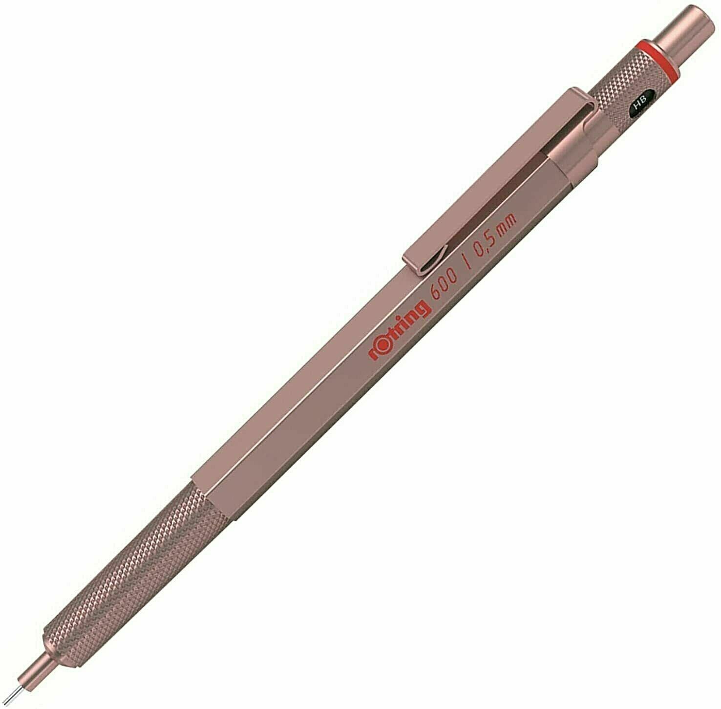 Rotring Mechanical Pencil Limited Edition 600 0.5mm Rose Gold Made in Japan New