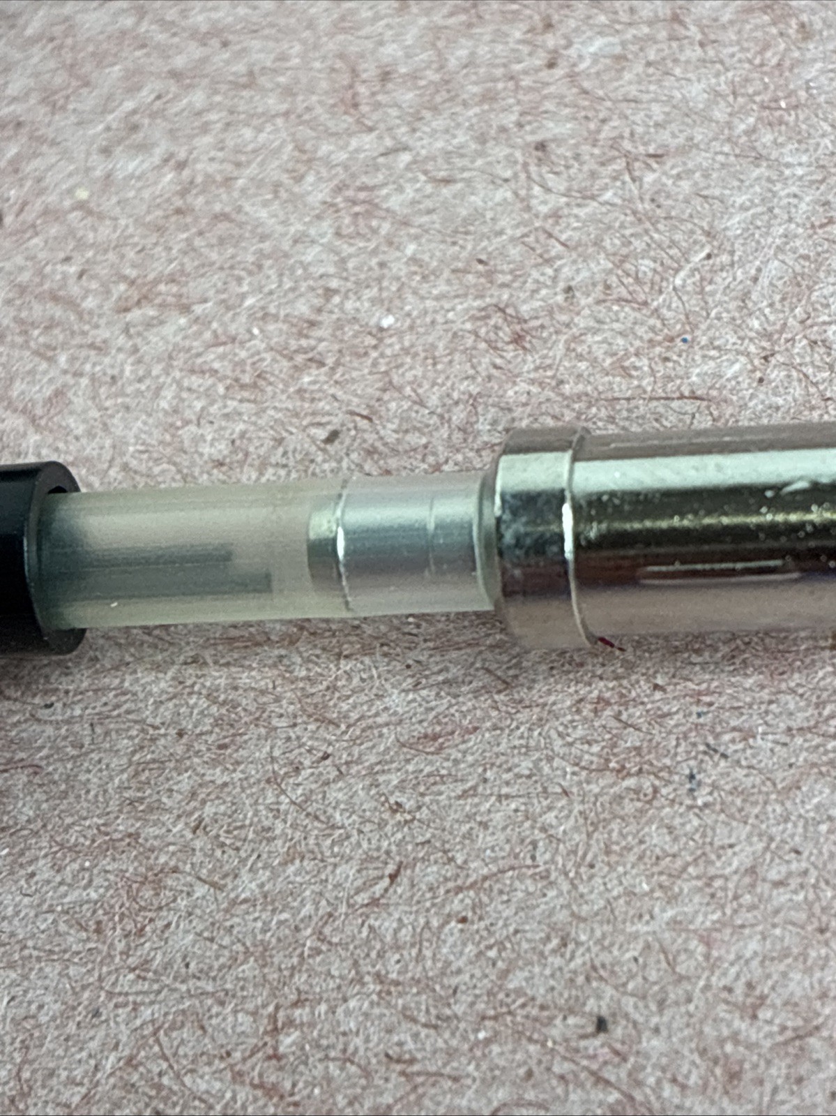 Vintage Chrome & Green Sheaffer Mechanical Click Pencil