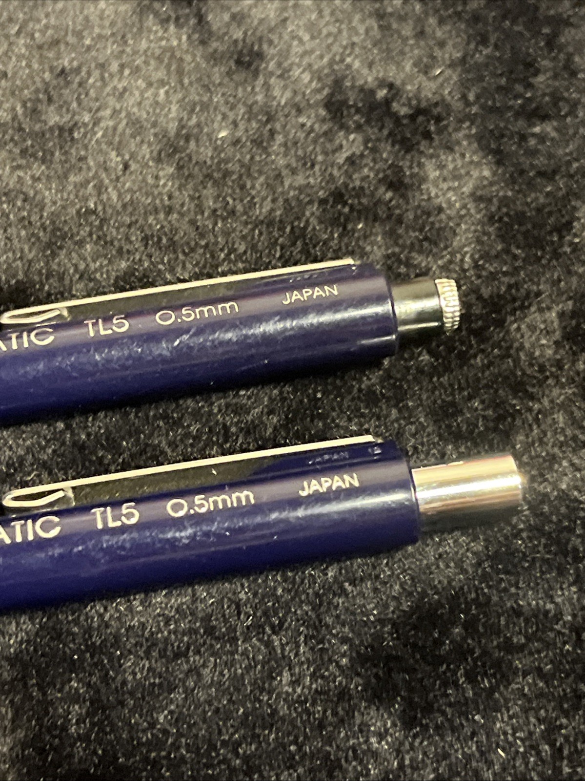 Berol TL5 Mechanical Pencil 0.5mm Blue Automatic Japan, Set of (2), no cap (1)