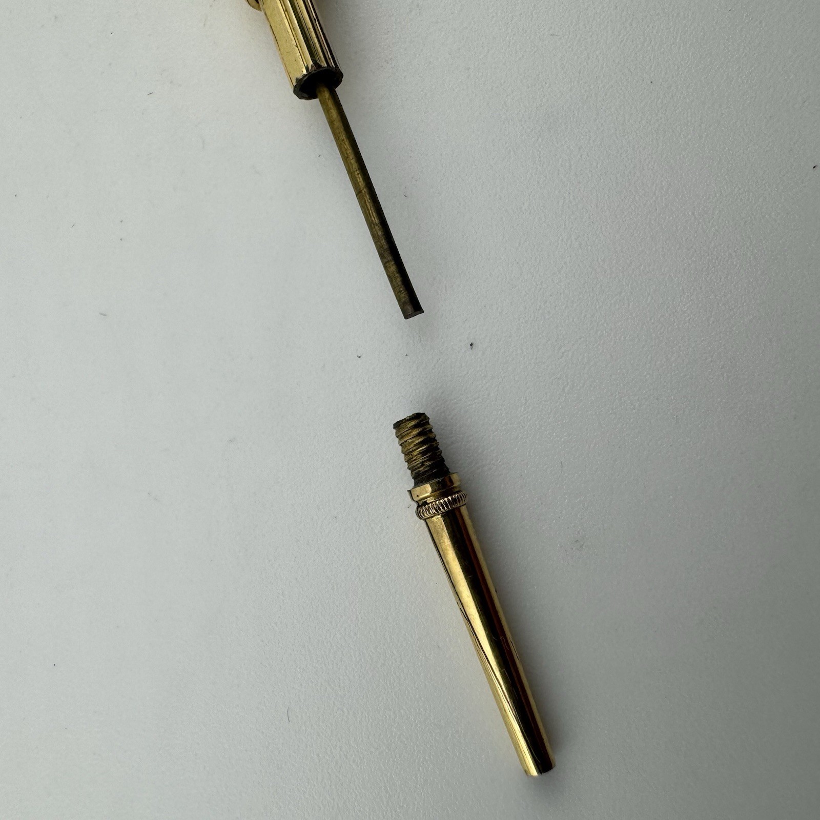 Antique Pearl & Gold Filled Retractable Mechanical Pencil Patd OCT 1771