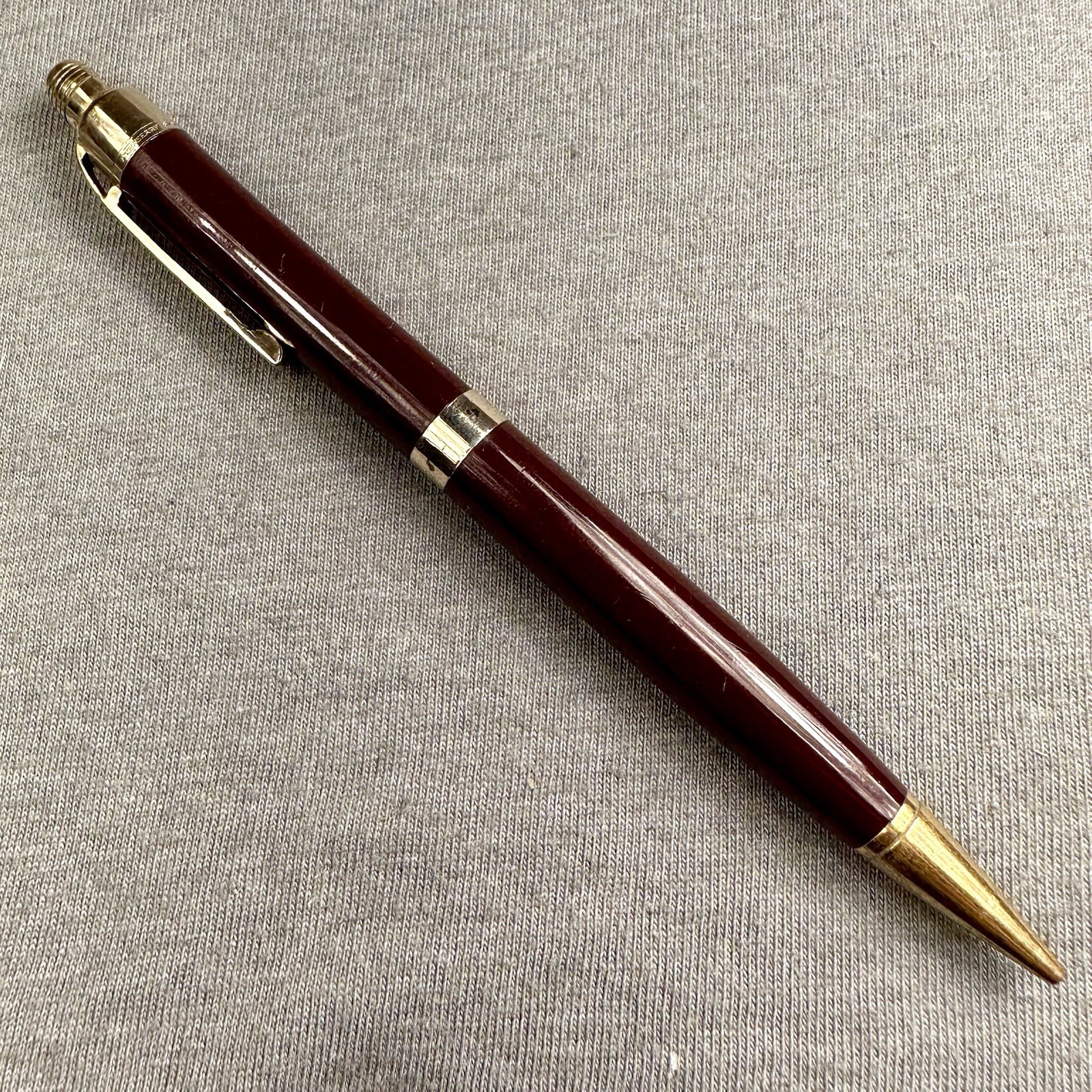 Vintage Eversharp Skyline Mechanical Pencil Maroon Gold Filled Trim USA Working