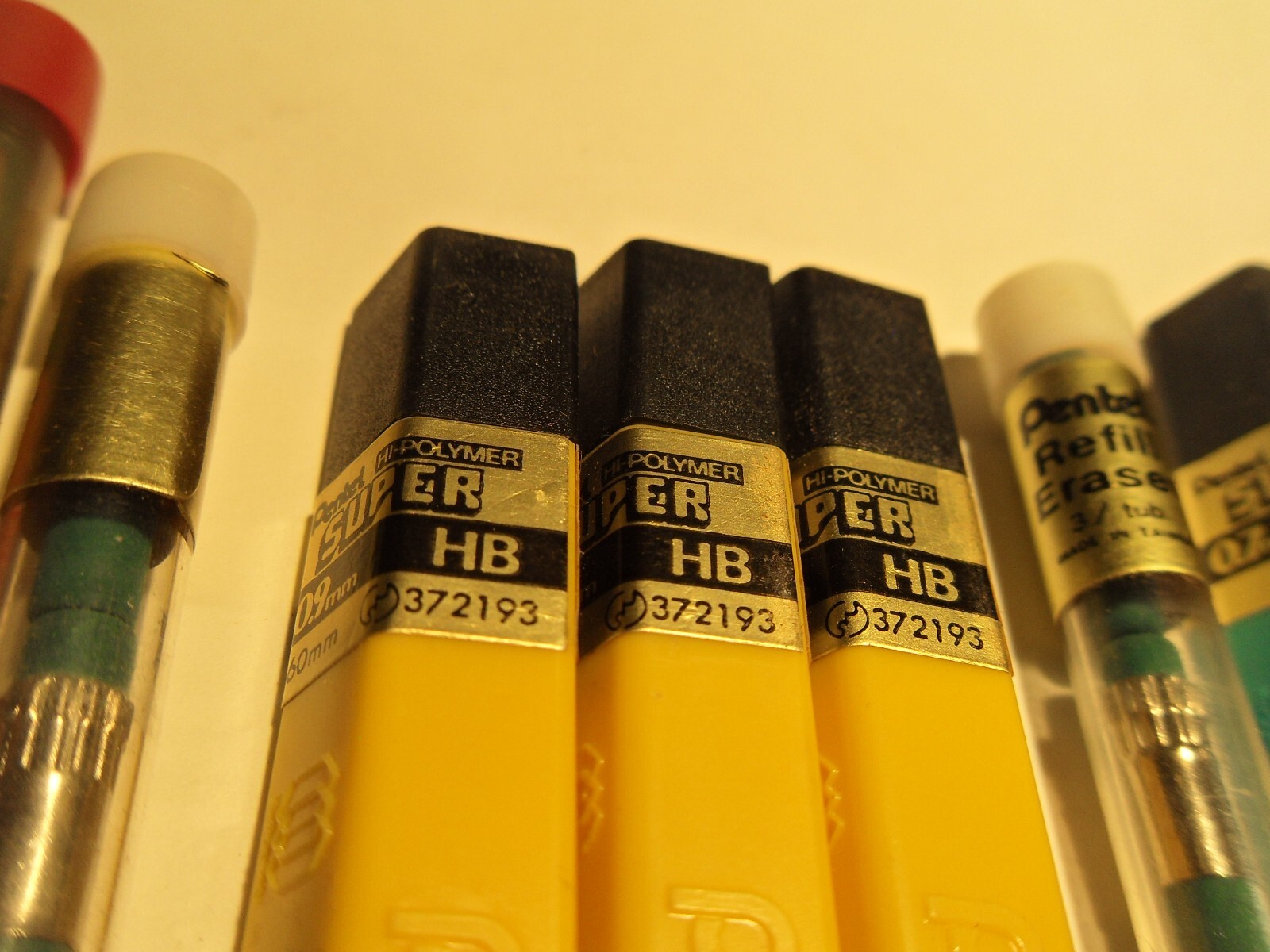 Lot Of Pentel Lead and Eraser Refills 0.5mm, 0.7mm, 0.9mm etc