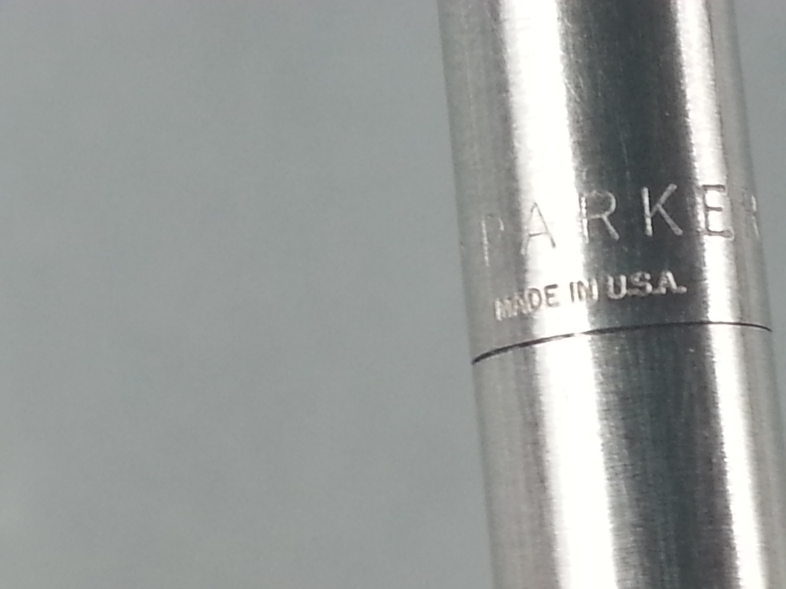 Vintage Parker Jotter Brushed Steel Mechanical Pencil Made in USA 0.5mm Lead