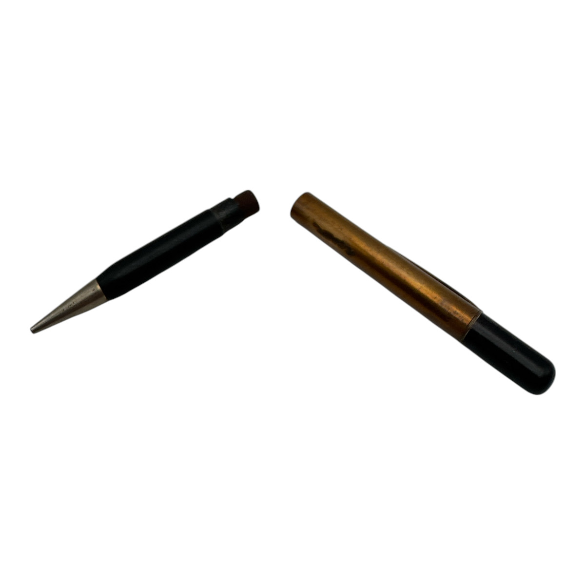 Vintage Jugo Pencilighter Gold Copper Black Lighter Mechanical Pencil