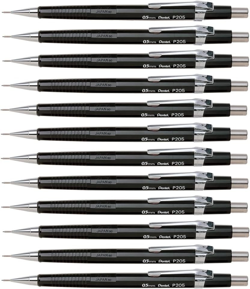 Precision Mechanical Graphite Pencils 12 Count for Students and Professionals