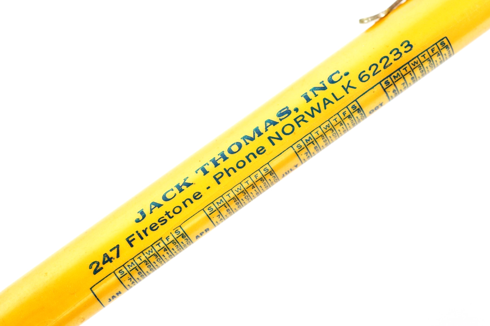 1940 Firestone Jack Thomas Inc Norwalk CT Laminated Wide Wood Mechanical Pencil