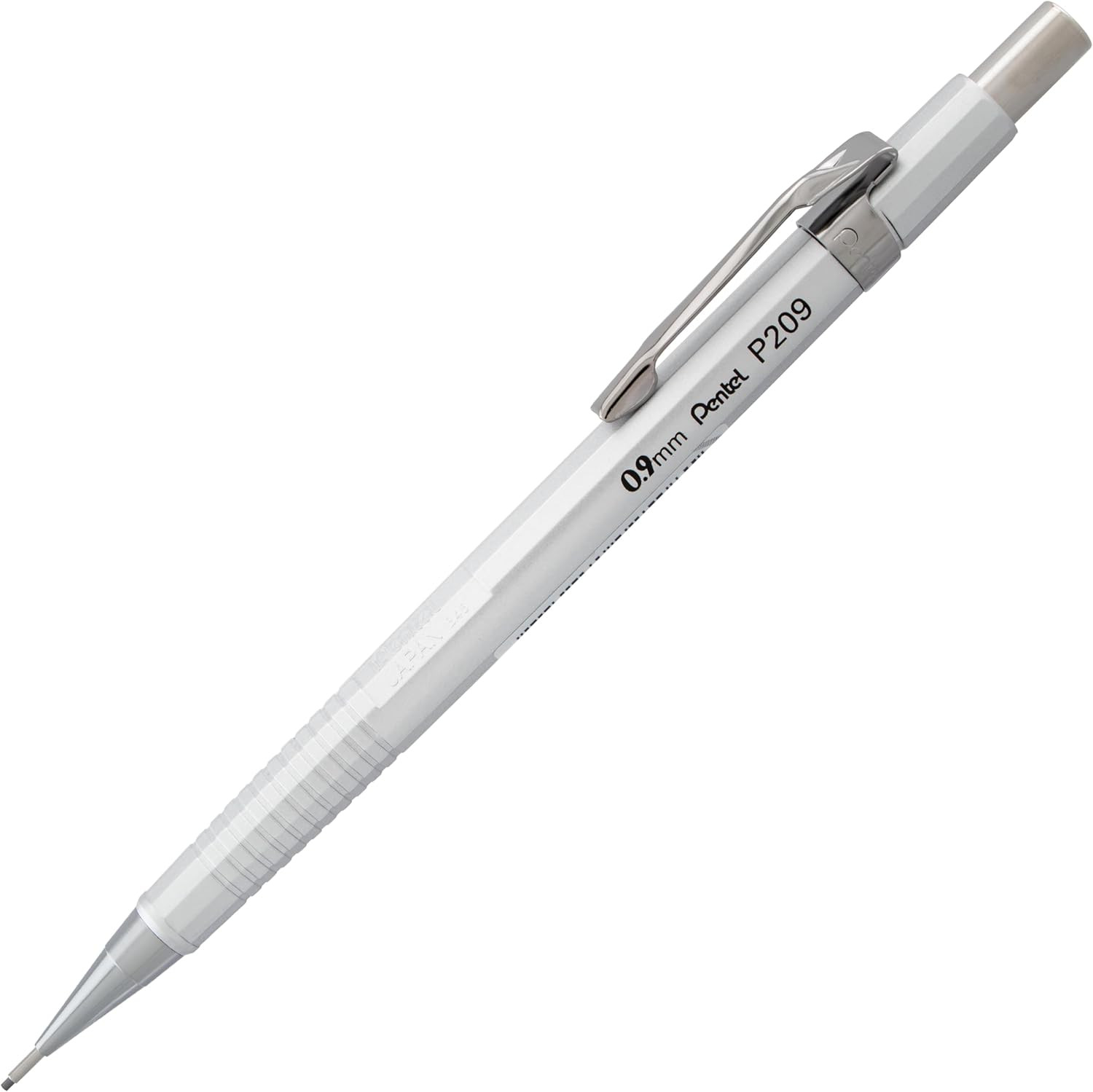 Sharp Mechanical Pencil, (0.9Mm), Metallic Silver Barrel, Box of 12 (P209Z)