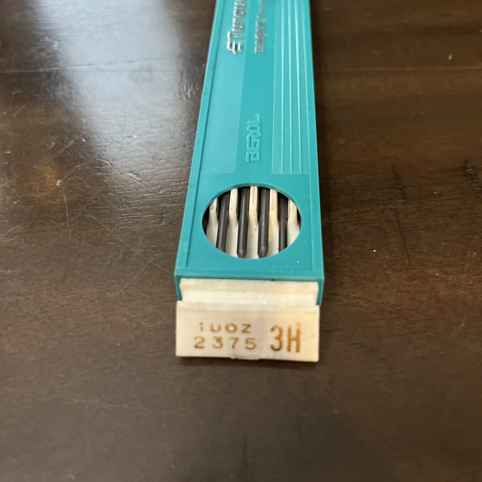 Berol Turquoise EAGLE drawing Leads 9 Count In Box 2375 3H