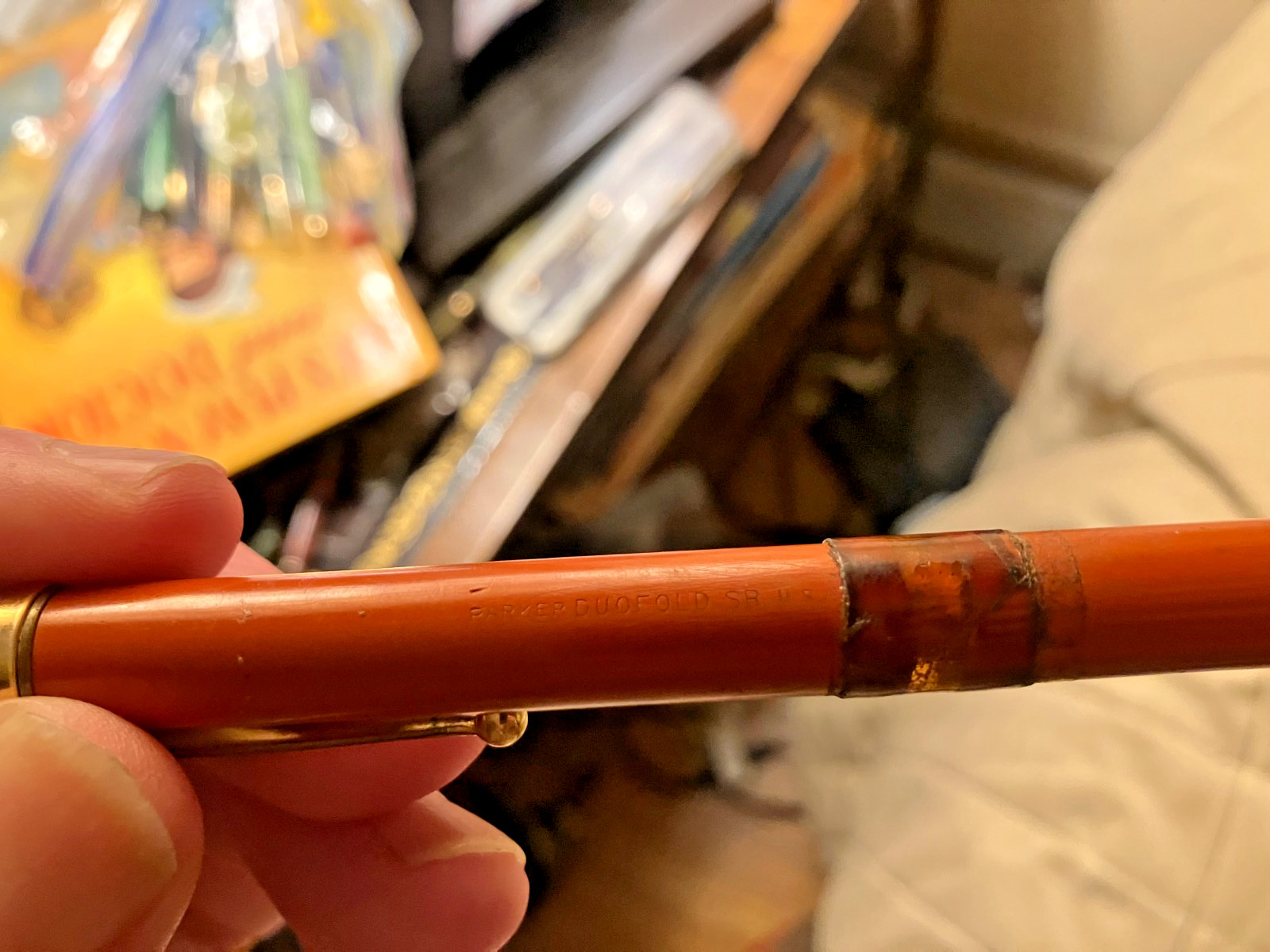 Parker Duofold Senior Orange Mechanical Pencil for Parte