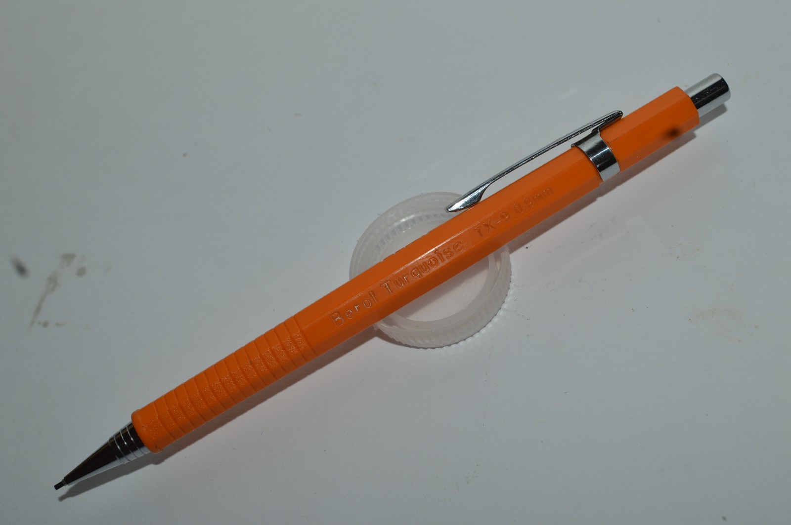 BEROL Turquoise TX-9 Automatic Pencil 0.9mm Yellow Japan 1990’s Tested Retired