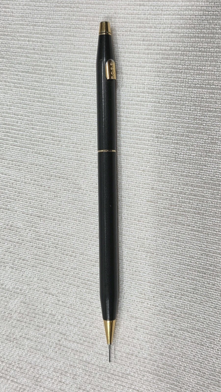 Cross Classic Century Mechanical Pencil 0.7mm Matte Black Gold + Erasers