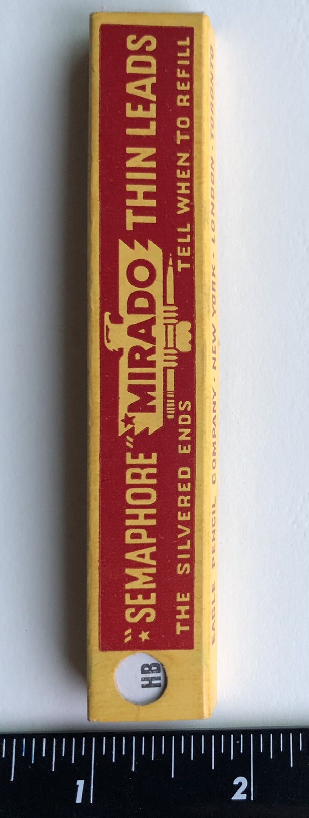 Vintage EAGLE Mirado Mechanical Pencil Lead 1.18mm HB Black 4″ NOS 6pk USA