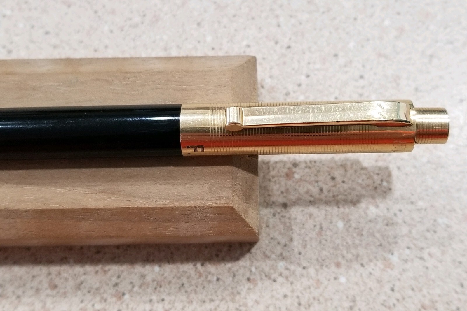 Vintage Eversharp 1/10 14K Gold Filled Mechanical Pencil- Black & Gold- Working