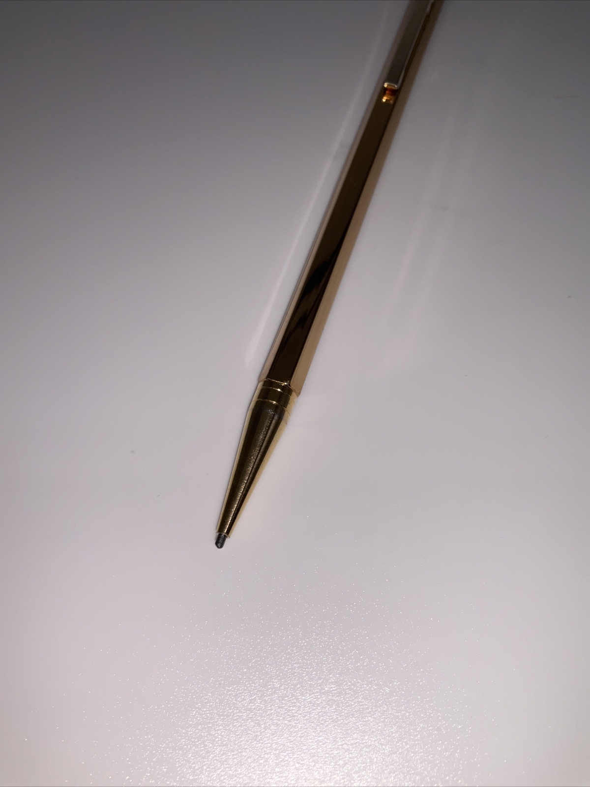 Mechanical Pencil The Forward Line Vintage Hexagonal 1950s Gold Tone Made In USA