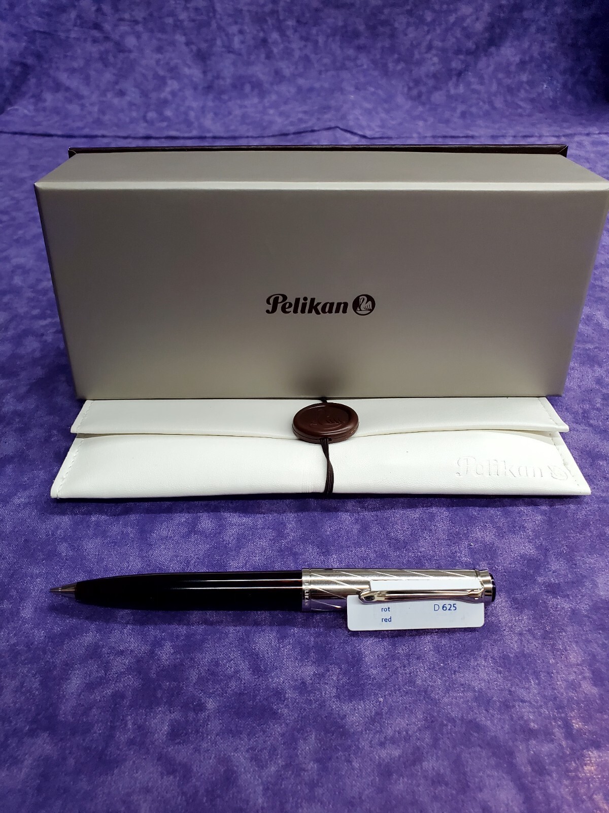 💥NEW💥PELIKAN TWIST MECHANICAL PENCIL D625 DARK RED TRANSPARENT 💥RARE MODEL💥